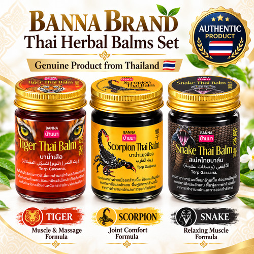 Banna brand thai herbal balm - banna,